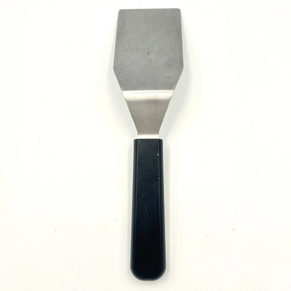The Pampered Chef Serving Spatula Turner Stainless Steel Black Heavy Duty Taiwan